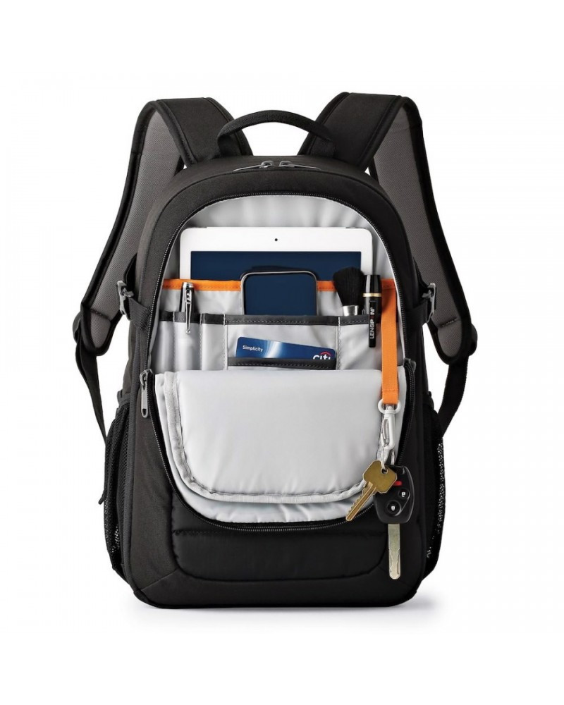 Tahoe BP 150, Black Keep your photo gear and tablet protected and organized in this lightweight and sporty Tahoe Backpack