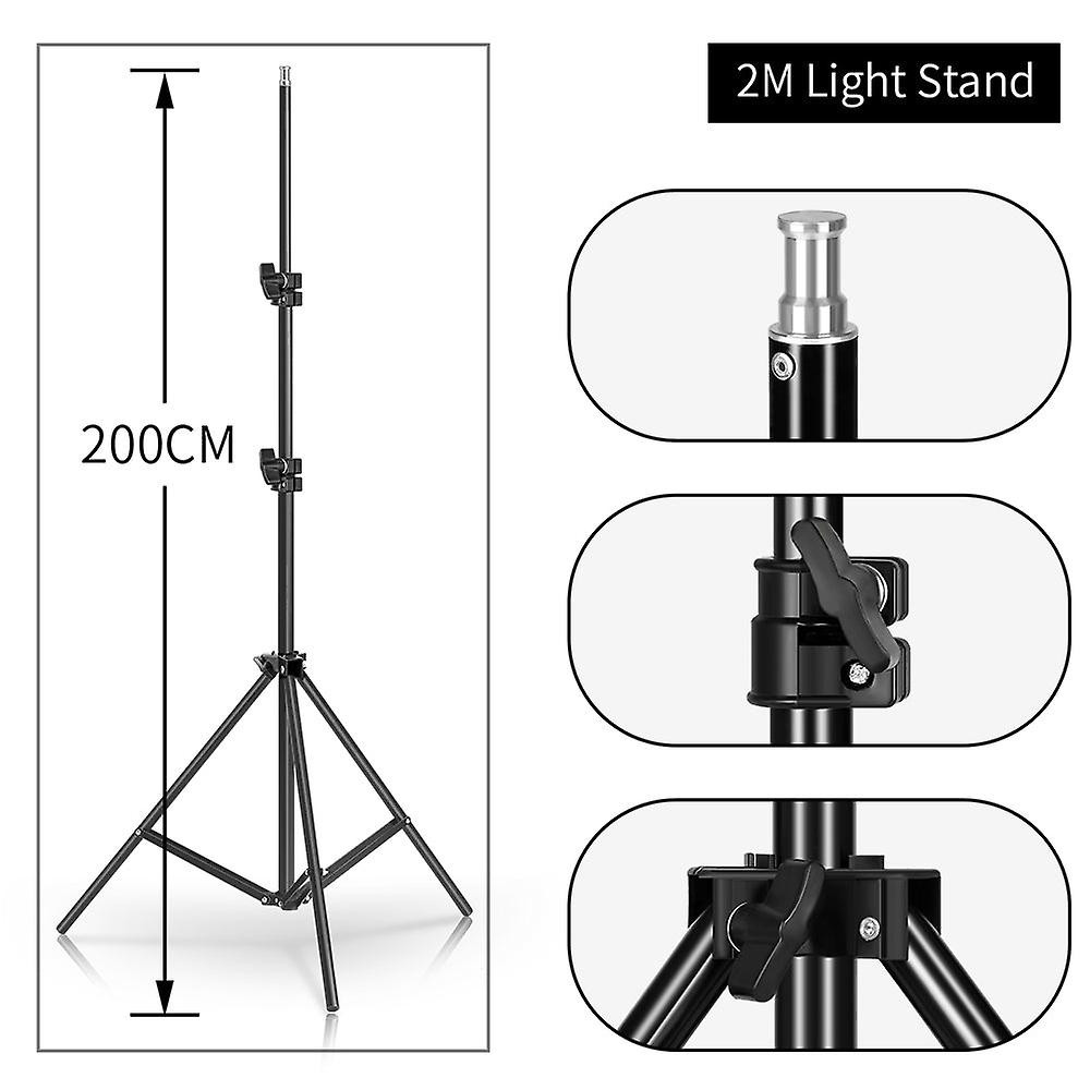 Stand Tripod for Photo Studio 2M with 1.4M Boom Arm