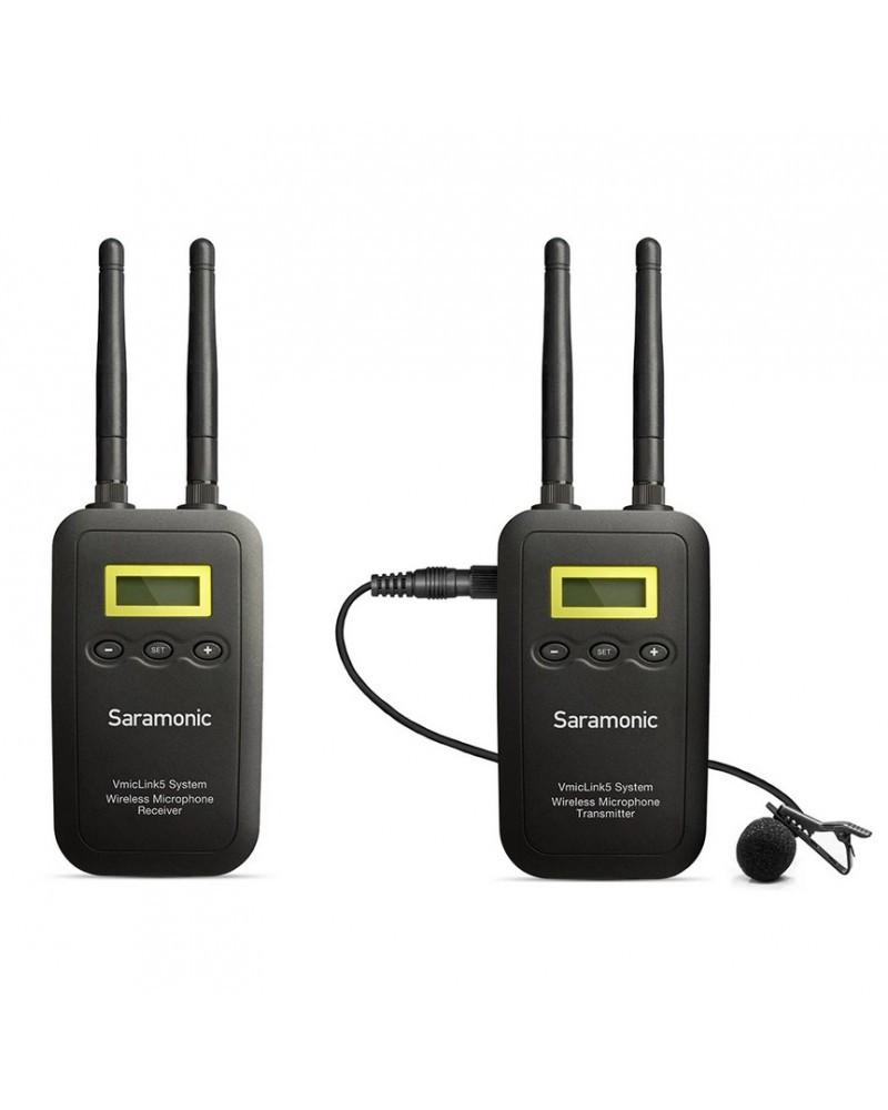 VMICLINK5 RX+TX 5.8GHZ WIRELESS LAVALIER SYSTEM FOR DSLR
