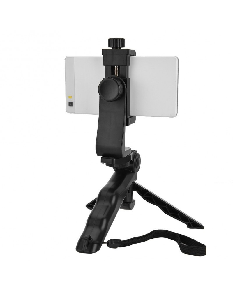 Phone Holder Tripod Handheld Stabilizer Hand Grip Mount for Smartphone