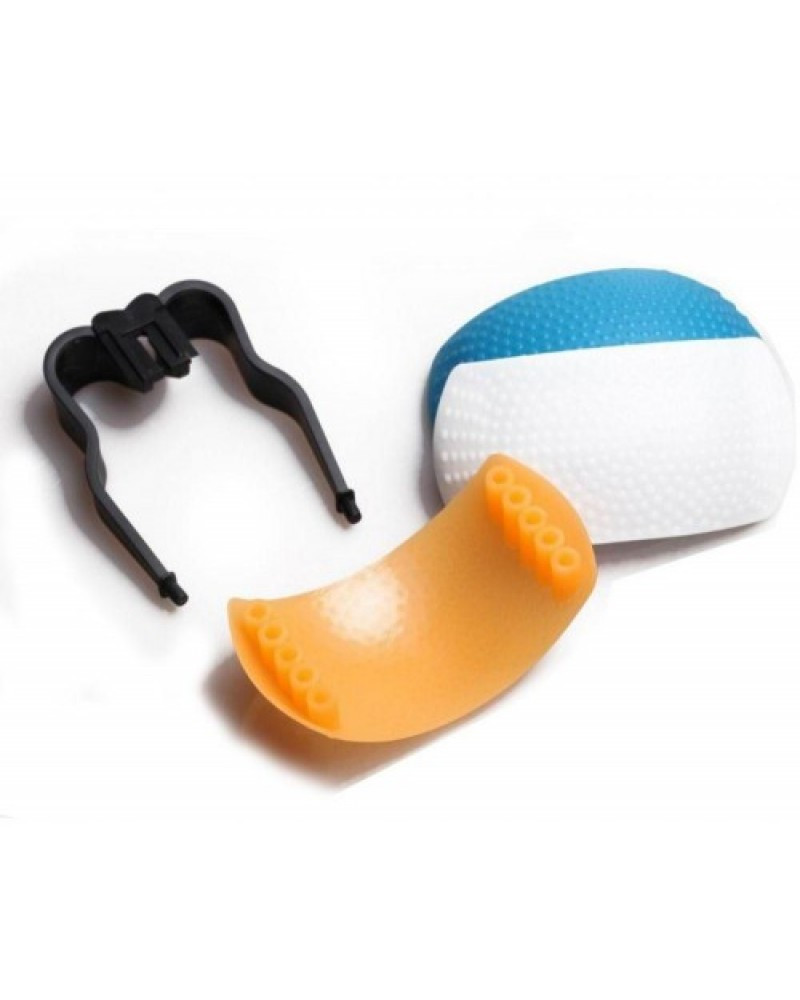 3 Color Pop Up Flash Diffuser Cover For Canon Nikon DSLR Camera