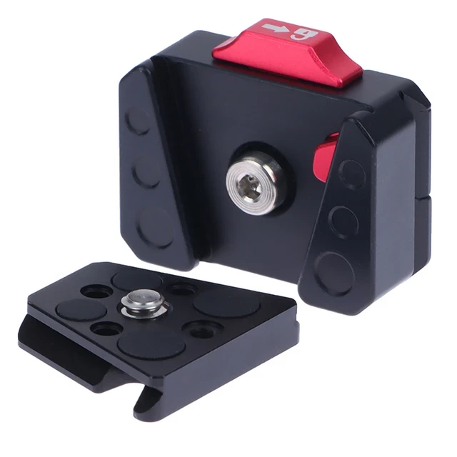 Quick Release Plate Clamp V-Lock Mount for DSLR Action Camera