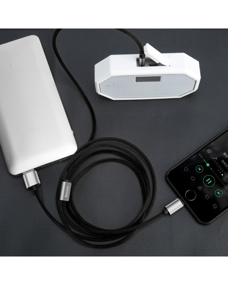 Baseus L34 apple to 3.5mm and USB charging Cable