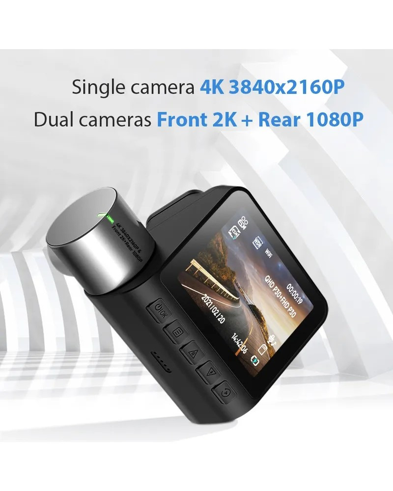 V50 4K Dual Dash Cam for Car Camera WIFI Night Vision 24h Parking Monitor