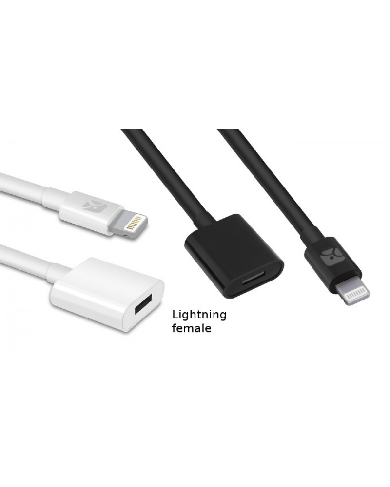 Cable for iPhone Male to Female 1m