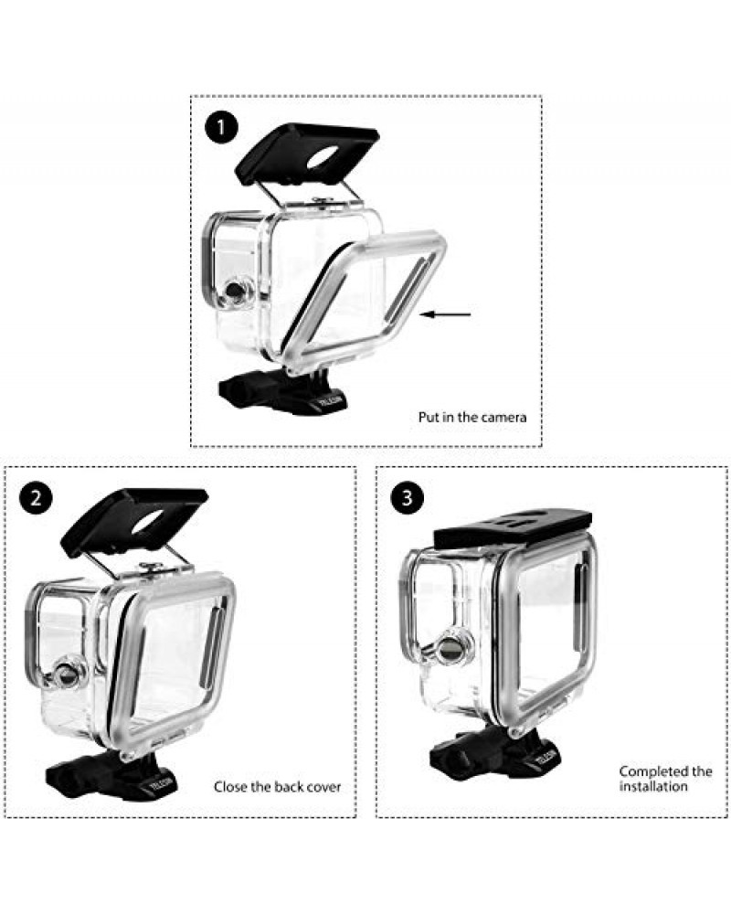 Waterproof Case for GoPro Hero 12/11/10/9