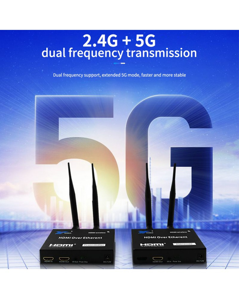 200m Loop Out Home Audio Video WIFI Wireless Receiver TV Electronic Portable Adapter