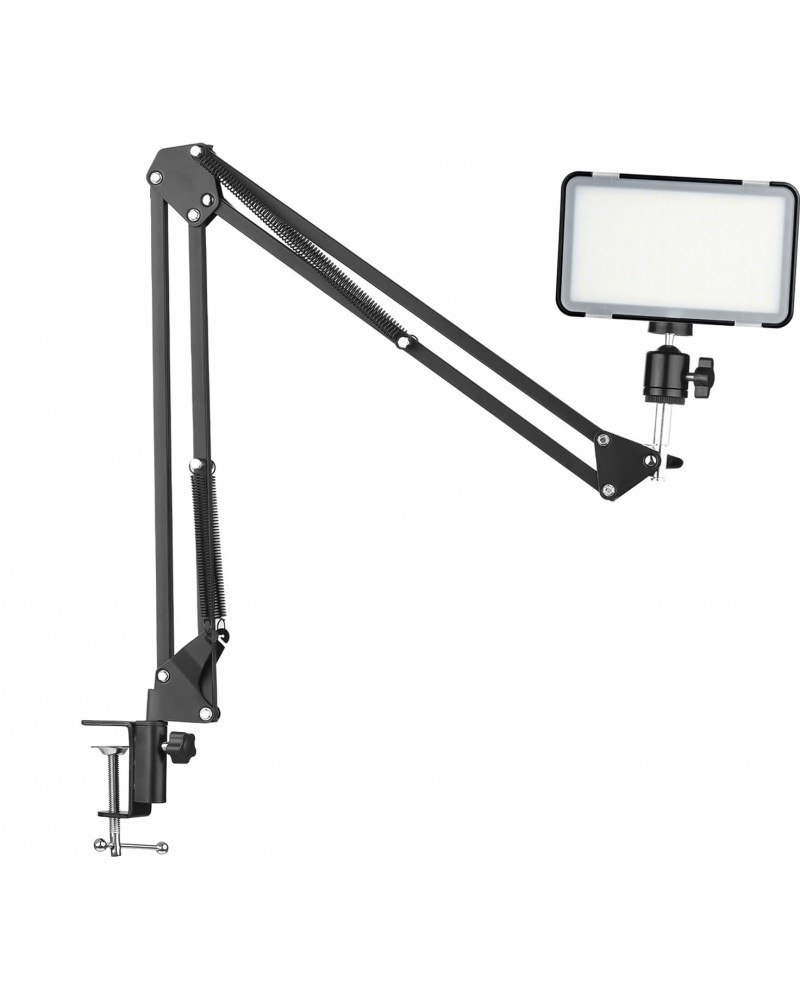 LED M150 Video Light With Desk Arm Tripod Stand