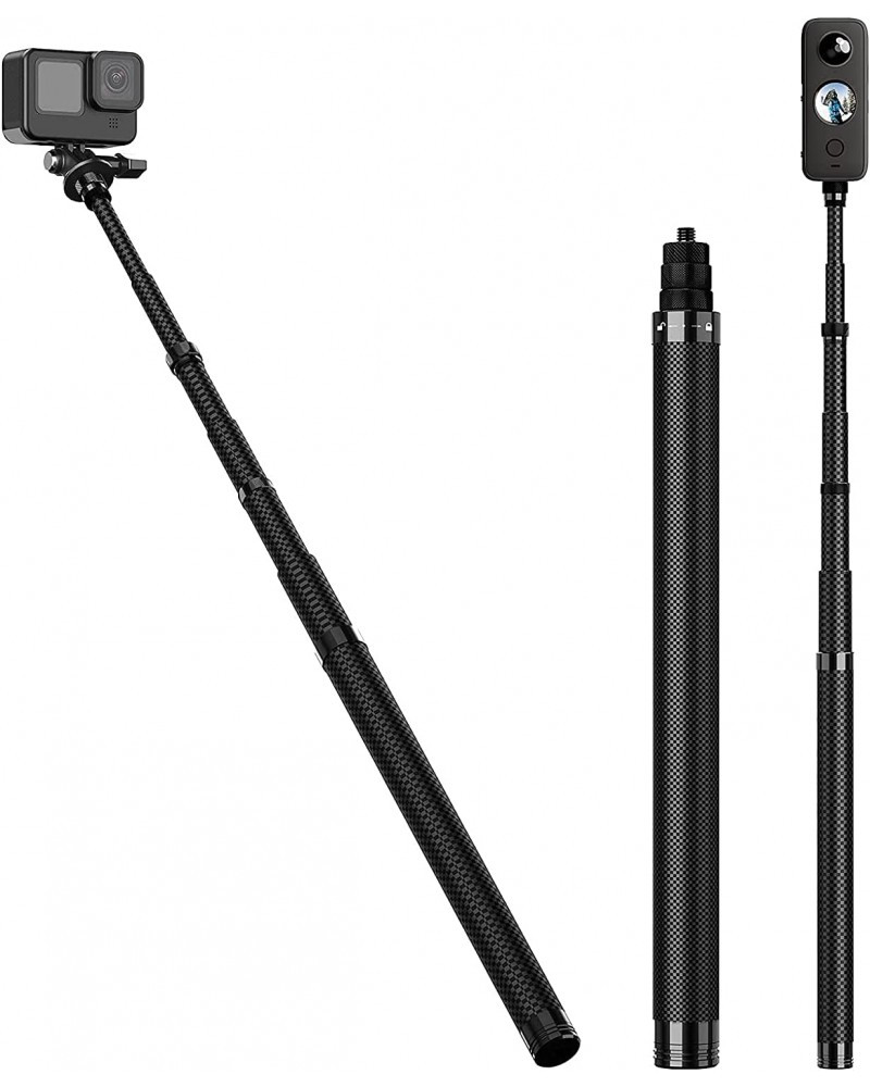 TELESIN 1.16m Carbon Fiber Selfie Stick